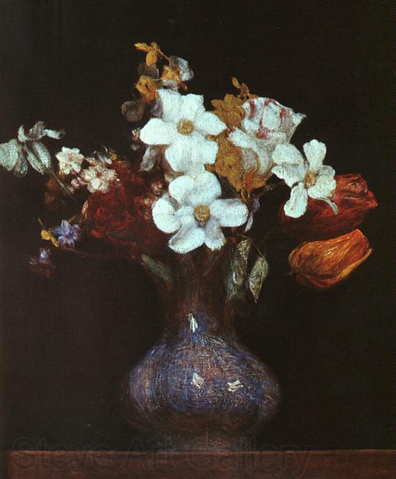 Henri Fantin-Latour Narcissus and Tulips France oil painting art